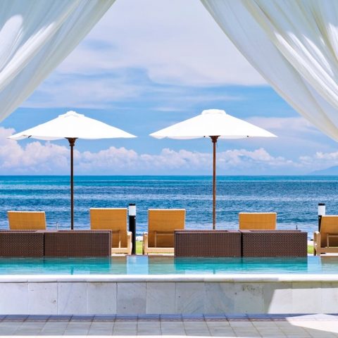 Bali Hotels - Beach Pool View To Kuta Beach