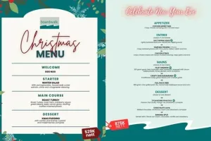Celebrate the Festive Holidays by the Ocean at Boardwalk Restaurant